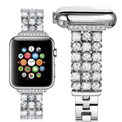 Elegancensplendour Fashion Jewelry Handmade Luxury Rhinestone Apple Watch Band 14 Elegancensplendour Fashion Jewelry Handmade Luxury Rhinestone Apple Watch Band