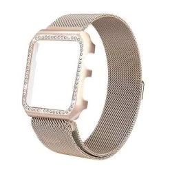 Elegancensplendour Tiffany Milanese Loop Apple Watch Band & Diamond Case Fashion Jewelry 14 Elegancensplendour Tiffany Milanese Loop Apple Watch Band & Diamond Case Fashion Jewelry