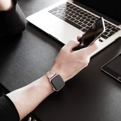 Elegancensplendour Fashion Jewelry Tesoro Rhinestone Stainless Steel Apple Watch Bracelet Strap 21 Elegancensplendour Fashion Jewelry Tesoro Rhinestone Stainless Steel Apple Watch Bracelet Strap