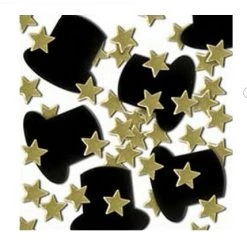 Balloon Agencies Party Supplies Top Hats And Stars Confetti Hollywood Party Decoration