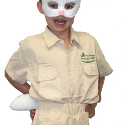 Sweidas Sheep Mask And Tail Deluxe Animal Costume Set Costume Accessories