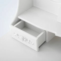 Ebay Vanity Dressing Table With Tri-Folding Mirror & 7 Drawers Plus Padded Stool Make Up Table Home & Garden