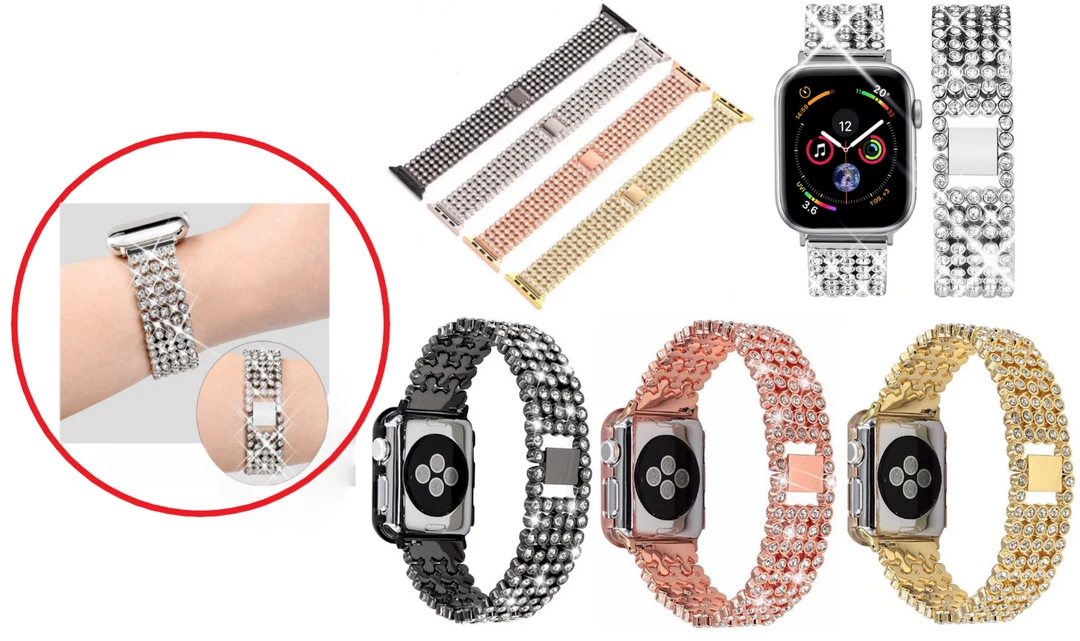 Ebay Mosaic Bling Swaroski Grade Crystal Apple Watch Band Series 7 6 5 4 3 2 1 Fashion Jewelry 1 Ebay Mosaic Bling Swaroski Grade Crystal Apple Watch Band Series 7 6 5 4 3 2 1 Fashion Jewelry